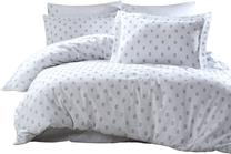 Patalynės užvalkalų komplektas Mijolnir Oslo Double Quilt 157SHS6419, balta sp./mėtinė (mint) sp., 50 x 70 cm / 70 x 70 cm, 200 x 220 cm
