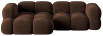 Kampinė sofa Cosmopolitan Design Loretto Vogue 6, šokolado sp., kairinė, 147 x 250 cm x 68 cm