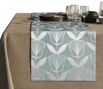 Stalo takelis AmeliaHome Oxford, sidabro sp., 140 x 40 cm