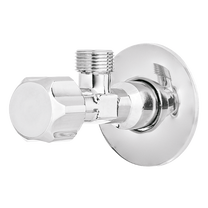 Kampinis ventilis Invena ZW-52-020-L, kampinis, unitazo bakeliui, skalbimo mašinai, 1/2" x 3/4"