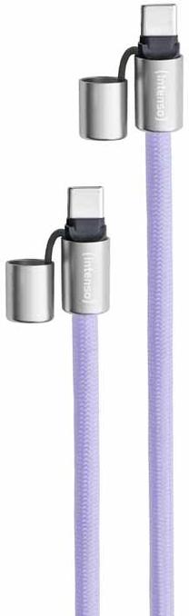 Vads Intenso USB Type-C Vīrietis, USB Type-C Vīrietis, 1.65 m, violeta krās.