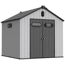 Sodo namelis Halmstad, 231 cm x 240 cm x 241 cm, pilka sp.