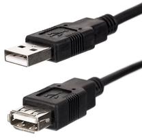 Vads Netrack USB, USB, 0.25 m, melna krās.