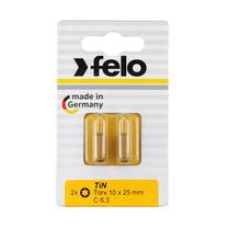 Atsuktuvų antgalių komplektas Felo 02610067, Torx 10, 25 mm
