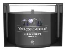 Žvakė, aromatinė Yankee Candle Midsummer's Night, 7 - 10 h, 37 g, juoda sp.