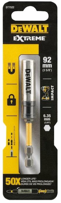 Magnetinis antgalių laikiklis Dewalt Extreme, 92 mm, 1/4"