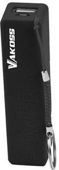 Lādētājs-akumulators (Power bank) Vakoss TP-2551, 2200 mAh, melna krās.