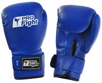 Боксерские перчатки ProFight Skin Dragon, синий цв., 12 oz
