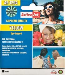 Rašalinio spausdintuvo kasetė ActiveJet Supreme AE-1294, geltona sp., 15 ml