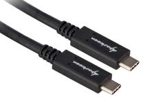 Laidas Sharkoon USB 3.1 Cable C-C, USB Type C, 50 cm, juoda sp.