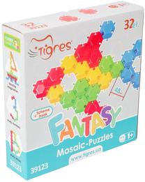 Мозаика Tigres Mosaic Puzzle Fantasy, 20 см, многоцветный, 32 шт.