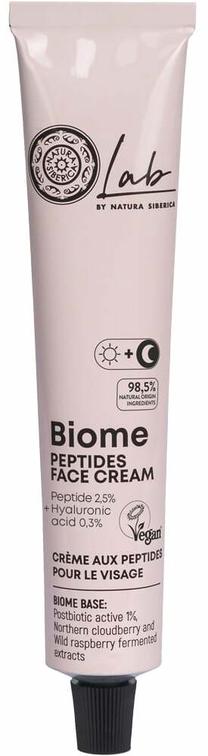 Veido kremas Natura Siberica Lab Biome Peptide, 50 ml