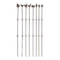 Taimetugi Esschert Design PY25, 6.2 cm x 2.8 cm, 131 cm, metall, pruun v.