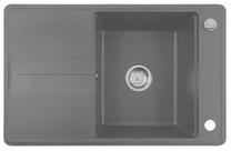 Кухонная мойка Teka Estella 50 S-TQ Graphite, масса камня, 65 см x 48 см, серый цв.