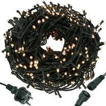 Spuldzīšu virtenes Springos CL0400, 25.5 m, silti balta krās., 400 LED