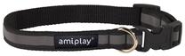 Ошейник для собак Amiplay, черный цв., 340 - 550 мм x 25 мм