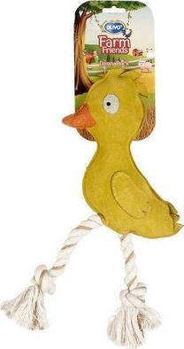 Игрушка для собаки, плюшевый Duvo Farm Friends Darcy Duck, 40 см, желтый цв.