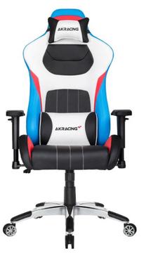 Žaidimų kėdė AKRacing Premium Style, mėlyna/balta/juoda