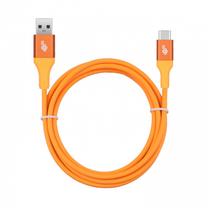 Kabelis TB Premium, USB 3.0/USB Type-C, 200 cm, oranžinė sp.