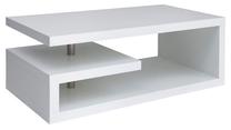 Žurnalinis staliukas Glimp, baltas, 120 cm x 60 cm x 45 cm