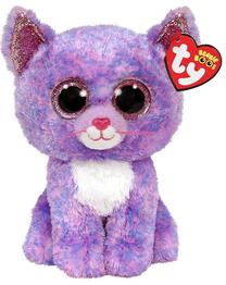 Mīkstā rotaļlieta TY Beanie Boos Cassidy, violeta krās., 15 cm