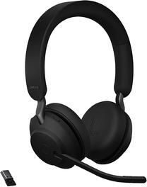 Belaidės ausinės Jabra Evolve2 65 Link380a MS Stereo, juoda sp.
