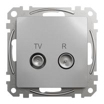 Розетка для антенны Schneider Electric Sedna Design, серебристый цв.