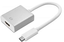 Adapteris Maclean USB-C / HDMI MCTV-842 USB 3.1 C male, HDMI female, sudraba krās.