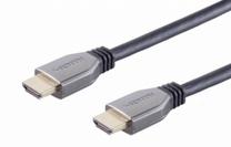 Kabelis Brackton HD10-FKB-0500.B HDMI Male - HDMI Male HDMI male, HDMI male, 5 m, melna krās./pelēka krās.