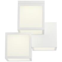 Valgusti lagi Brilliant Cubix G97178/05, LED, 4000 °K, 1 x 25 W, valge v. / valge v.