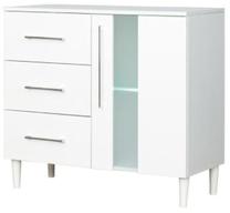 Komoda Bodzio Modern MO06-BI, balta sp., 82.5 cm x 43 cm x 89.5 cm