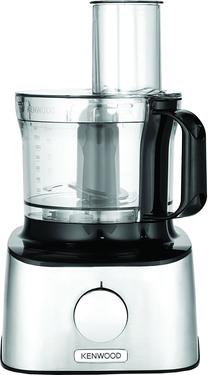 Virtuvinis kombainas Kenwood SDA Multipro Compact FDM301SS, juoda sp./nerūdijančiojo plieno sp., 800 W Prekė su pažeista pakuote.
