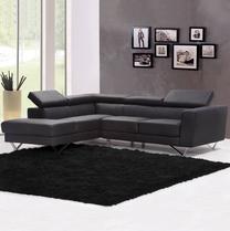 Ковер Strado Ombre Shaggy, черный цв., 120 см x 60 см