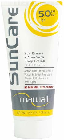 Losjonas įdegio priežiūrai kūnui Mawaii Sun Care SPF50, 75 ml