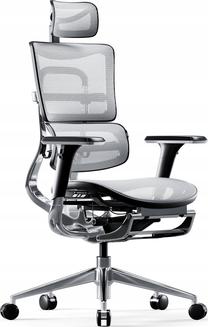 Игровой стул Diablo Chairs V-Master, 68 x 68 x 128 - 138 см, белый цв./черный цв.