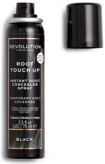 Tonuojantis purškiklis Revolution Haircare Root Touch Up, juoda sp., 75 ml