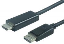 Vads PremiumCord Displayport 1.2 male, HDMI 2.0 Male, 2 m