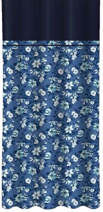 Nakts aizkari ZMP-006, zila krās./zilimelns krās., 160 cm x 270 cm