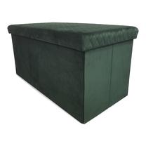 Pufas Domoletti Mateo 76, žalia sp., 76 cm x 38 cm x 38 cm