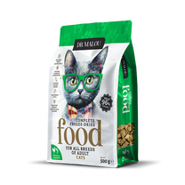 Sausas kačių maistas Dr Malou Freeze Dried, vištiena/lašiša, 0.5 kg