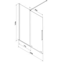 Vannas siena Mexen Velar, 160 cm x 150 cm/matēta faktūra
