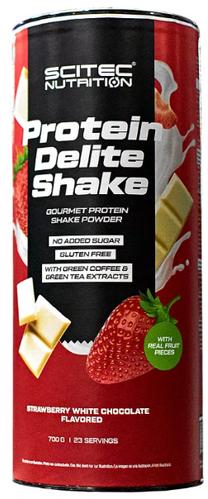 Proteinai Scitec Nutrition Protein Delite Shake, braškių baltasis šokoladas, 700 g, 23 vnt.
