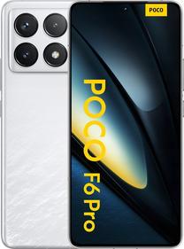 Mobilais telefons Poco F6 Pro, 512 GB, balts krās.