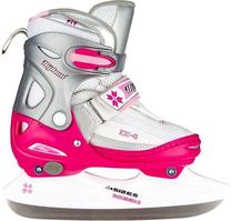 Dailiojo čiuožimo pačiūžos Nijdam Cool, balta sp./purpurinė (magenta) sp./sidabro sp., 38 - 41