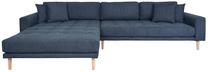 Kampinė sofa House Nordic Lido Lounge, tamsiai mėlyna sp., kairinė, 290 x 170 cm x 76 cm