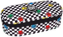 Penalas CoolPack Campus Catch Me, 23 cm x 10.5 cm, balta sp./juoda sp.