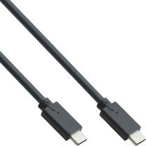 Kabelis InLine 35704A USB-C male, USB-C male, 1.5 m, melna krās.