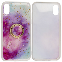 Telefono dėklas Fusion Accessories Marble Ring, mėlyna sp., Apple
