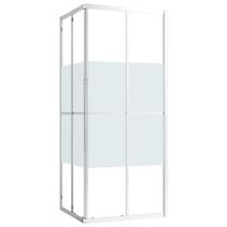 Dušo kabina VLX ESG 150765, stačiakampė, be padėklo, 80 cm x 70 cm x 180 cm, skaidri sp./skaidrus