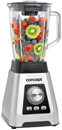 Kokteiļu blenderis Concept SM3410, melns krās./nerūsējošā tērauda krās.